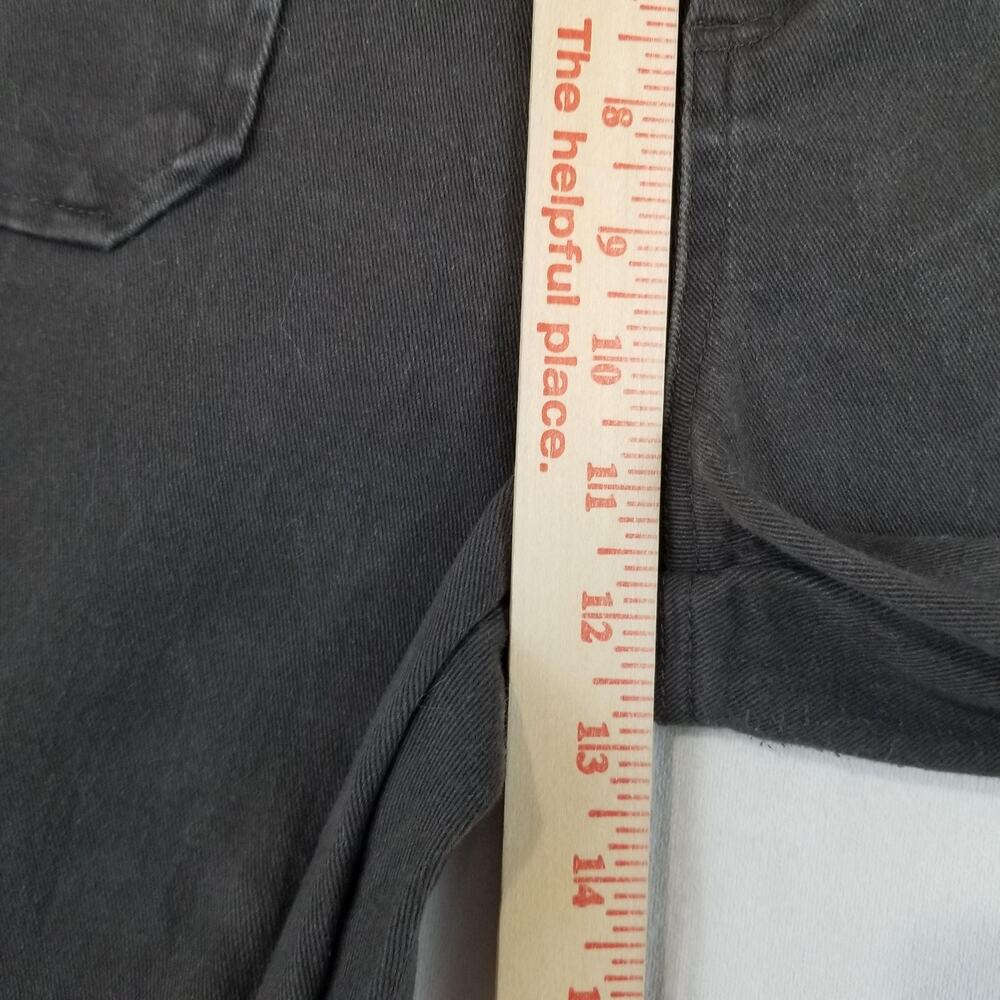 Democracy Jeans Womens 12 Gray Skyrise Booty Lift Flare Stretch Denim Bootcut - Picture 8 of 10
